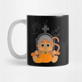 Halloween Monkey Mug